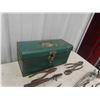 Image 7 : 2 Metal Tool Boxes with Pliers, Cutters & Fencing Tool 