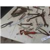 Image 3 : Metal Tool Box with Hammers, Wrenches, Vice Grips & 