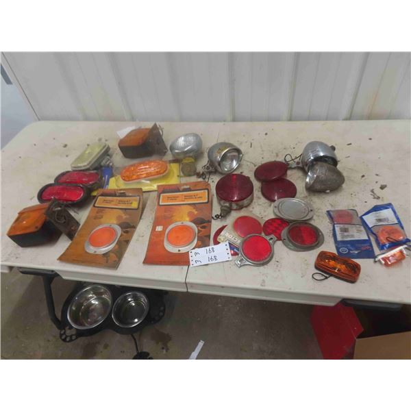 Vintage & Modern Reflector Lights, Tail Lights, Clearance Lights 