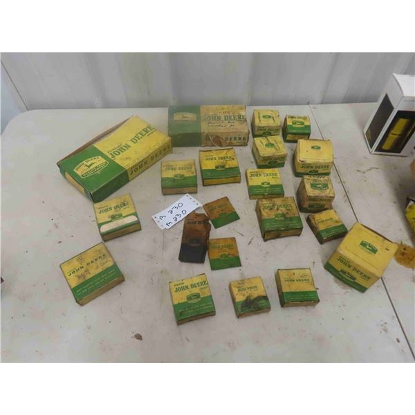 Vintage John Deere Parts with Boxes, For Use or Cool Display! 