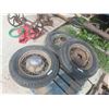 Image 2 : 3 Auto Spoked Rims with Tires & (1) V8 Hubcap  