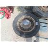 Image 3 : 3 Auto Spoked Rims with Tires & (1) V8 Hubcap  