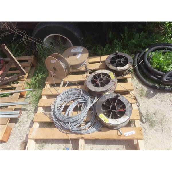 Pallet of Cable, Some Stainless. 