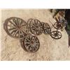 Image 1 : 4 Wood Spoked Auto Rims 