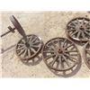 Image 2 : 4 Wood Spoked Auto Rims 
