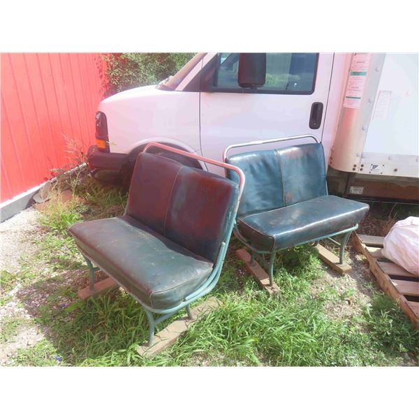 2 School Bus Seats 