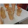 Image 3 : 2 Glass Trays, Carnival Berry Bowl, Vase & Glasses 