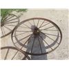 Image 3 : 3 Steel Wagon Wheels, 50''-54'' Diameters. 