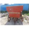 Image 4 : Grain Wagon on All Steel 10ft Long - Good Road Side Signage. 