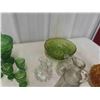 Image 4 : Clear & Colored Glassware, Decanters, Trays, Bowls & 