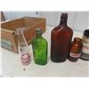 Image 6 : Fruit Wood Crate, Old Pop|Liquor|Beer Bottles, Nabob, 