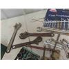 Image 6 : Metal Tool Box with Wrenches, Some Sockets & Air 
