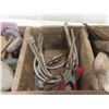 Image 4 : Wood Carpentry Tool Box with Grind Stones, U Bolts, 