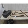 Image 1 : Tire Iron, Metal Toolbox & Mount for Tractor 