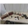 Image 1 : Fordson Tool Box, Oil Squirt Cans, Gauges, Handled Vice 