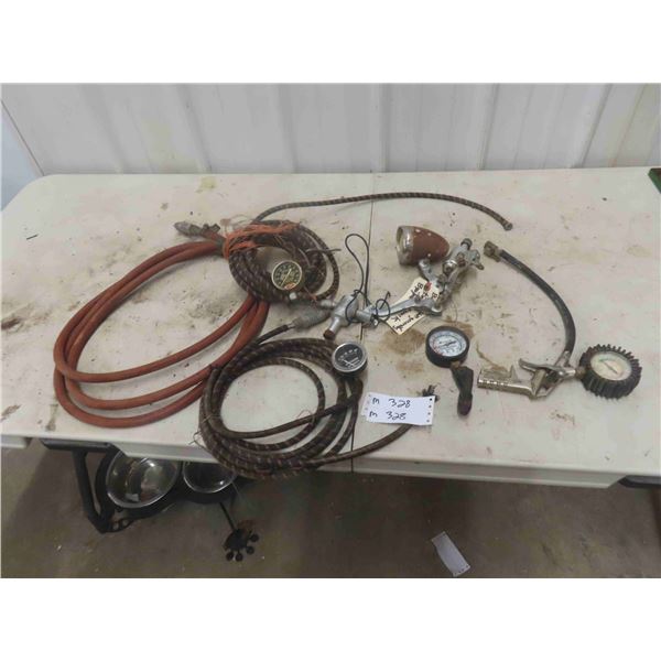 Vintage/Modern Air Gauges, 2 Pedal Bike Generators & 