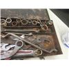 Image 5 : Wrenches, Sockets, Chainsaw Sharpener, Metal Toolbox 