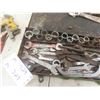 Image 6 : Wrenches, Sockets, Chainsaw Sharpener, Metal Toolbox 