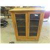Image 1 : Antique 2-Door China Cabinet 49'' x 39'' x 17'' 