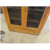 Image 6 : Antique 2-Door China Cabinet 49'' x 39'' x 17'' 