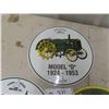 Image 2 : 2 John Deere Modern Metal Signs 12'' Diameter 