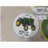 Image 3 : 2 John Deere Modern Metal Signs 12'' Diameter 