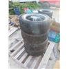 Image 1 : (4) Tires 205/50R 16 with Core Racing Rims 