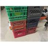 Image 5 : 16 Milk Crates | Great Shop Organizers, Stackable! 