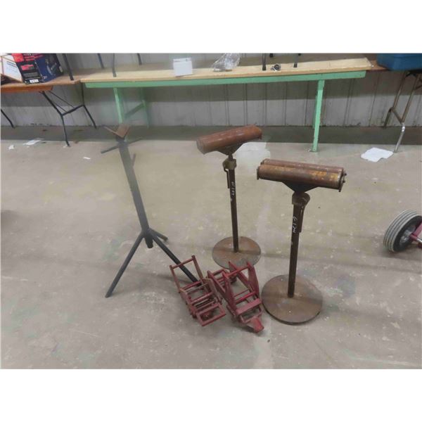 3 Stands (2 Roller) 2 Ladder Jacks 