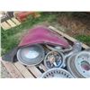 Image 4 : Hub Cap, 2 Bucket Seat, Fibre Moulds, Chrome Cover 