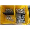 Image 2 : Plastic Storage Bins with U Bolts, Eye Bolts, Wire Rope
