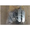 Image 2 : 18 New 3'' Chain Bolts and Gate Lock
