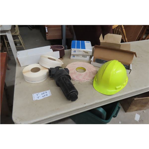 Sandpaper, Drywall Tape, Line Strainer, Phoenix Spot Cleaner