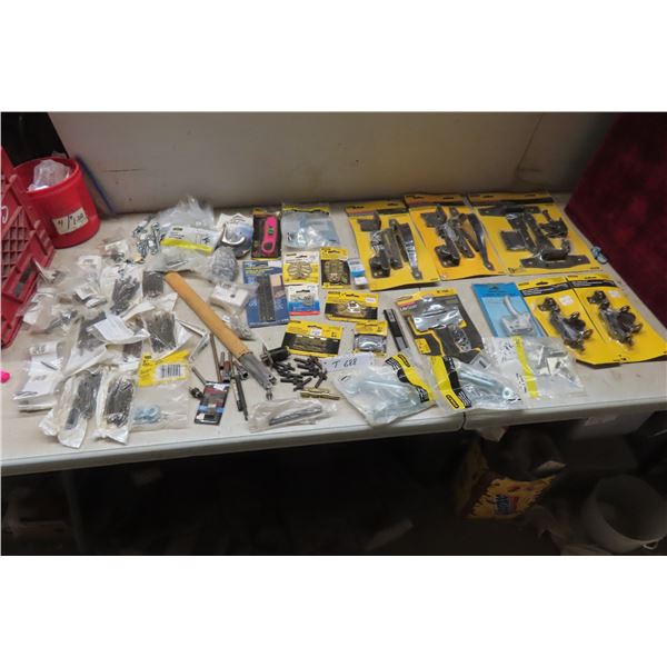 New Gate Hardware, Thumb Latch, Hanger Strips, Drill Bits, Router Bits
