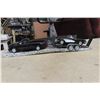 Image 2 : Die Cast Metal Chevy Truck with Trailer Towing Corvette and Board Game Sorry