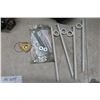 Image 4 : Steel Braided Wire, Drill Bits Hydraulic Jack, Wrecking Bar