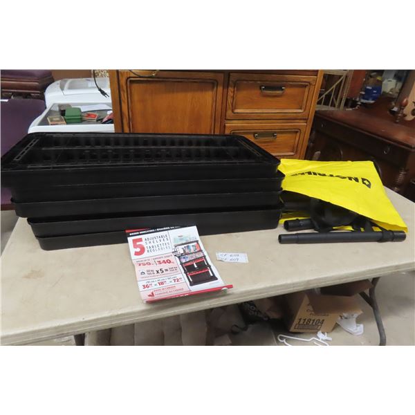 5 Tier Resin Shelving 72x36x18