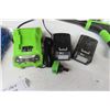 Image 5 : Garden Hose, Cordless 24V Power washer with 3 batteries