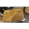 Image 8 : Teak Coffee Table 18"x49"x30" + 2 End Tables  20"x18"x30"