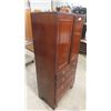 Image 2 : Gentleman Highboy Dresser 63" x 30"x17 1/2"