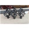 Image 3 : 3 Curtain Rods with Brackets & Ends 