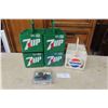 Image 1 : 5 Plastic 6-Pack Soda Cartons '7UP' & 'Pepsi' , 7 RV Blade to 4 