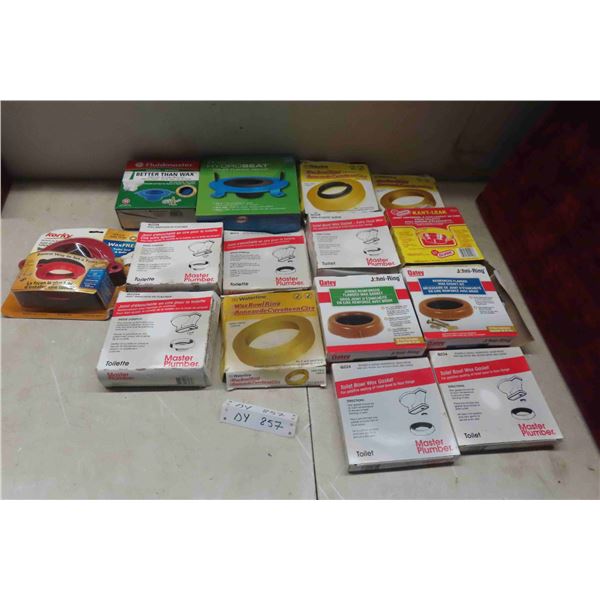 New Toilet Wax Seals, Hydrostats, Wax Free Toilet Seal with 