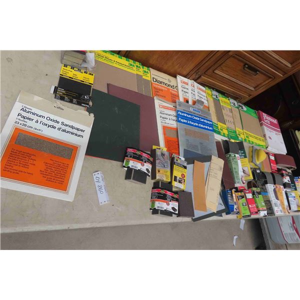 Quantity of Sand Paper 