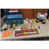 Image 1 : Tool Box with Sand Paper, Scrapers, Trowels, Screws & 
