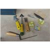Image 6 : Tool Box with Sand Paper, Scrapers, Trowels, Screws & 