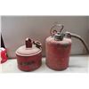 Image 10 : Vintage Jerry Cans, Esso Oil Pail & Heater 