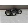 Image 2 : 3 Metal Flashlights (2) Mag-Lite with Serial Numbers 