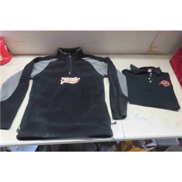 Team Ski Doo Fall Zip-Up Fleece Jacket , Artic Cat Golf Shirt 