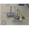 Image 1 : 6x Hand Yard Tools, Rake, Shovels, Auger +